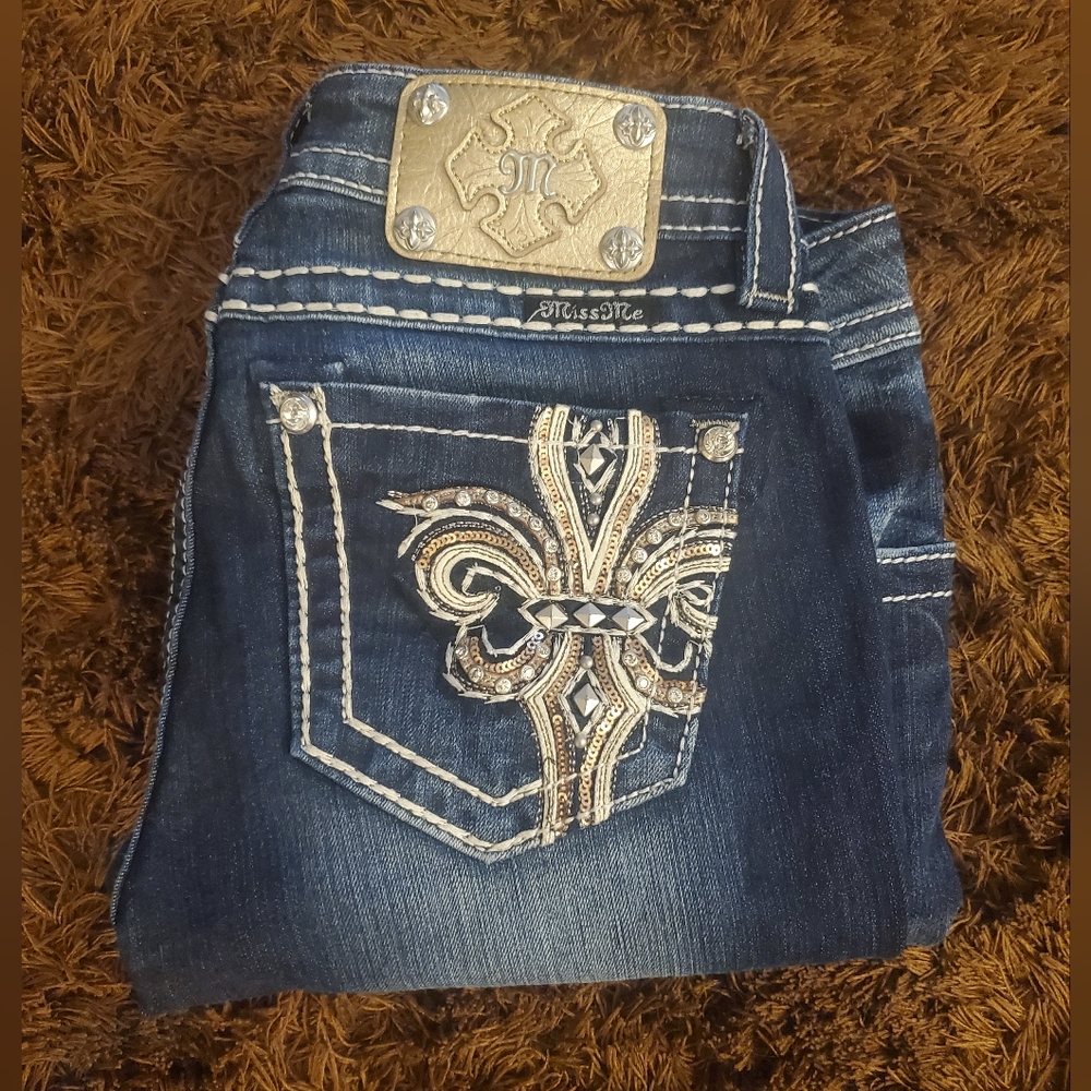 🔥miss me size 27 easy boot jeans